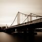 Photograph of Chelsea Bridge on the river Thames in South West London