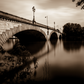 Photograph of kew bridge on the river thames in south west london